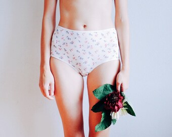 Floral pattern Hipster style Panties. comfortable catton panties