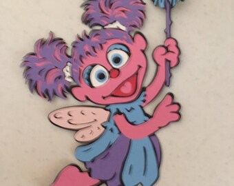 Abby Cadabby die cut from Sesame Street