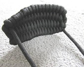 SLINGSHOT POUCH Paracord *Hand Made in UK* Self Defence or Hunting Rock Sling - Choose your color