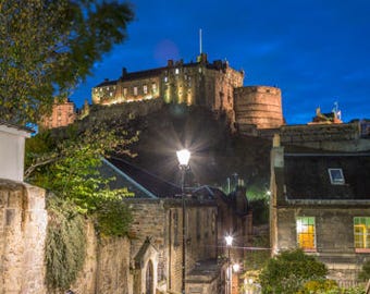 Edinburgh Castle from The Vennel Photograph
