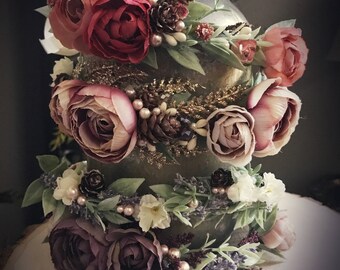 Child/adult Embellished Flower Crown Halo
