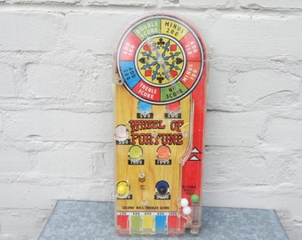 Vintage 50s Marx GB "Wheel of Fortune" table flipper/bagatelle/baseball/pinball