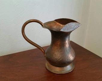 Hammered Copper Pitcher