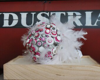 Bridal button bouquet