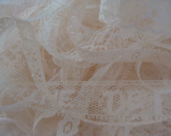 9 Yards Vintage and Antique Lace Lot N024 9 Yards