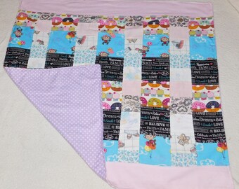 Baby Girl Flannel Quilt