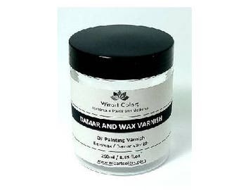 Damar and Wax Varnish for oil painting medium mixed media