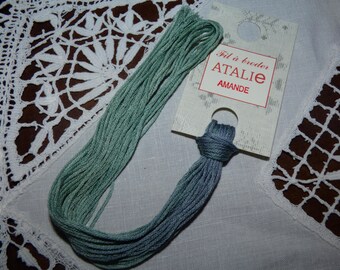 Embroidery FLOSS STITCHED stranded almond colors