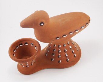 candlestick holder ceramic animal bird lover gift rustic home decor primitive bird farmhouse style ceramic serving hand painted porcelain