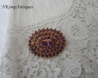 Rhinestone Hollywood brooch