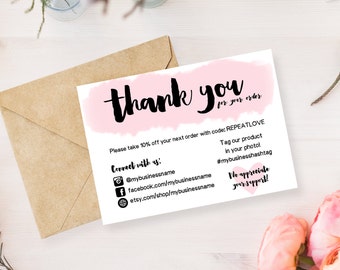 Inspirational 15 Thank You Card Etsy