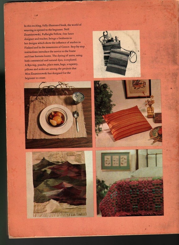 Step-by-Step Weaving + Nell Znamierowski + 1967 + Vintage CraftBook