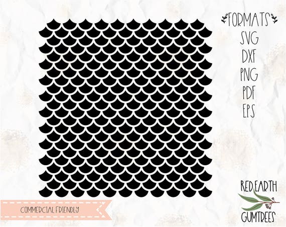 Download Mermaid scale Fish scale seamless template SVG PNG DXF