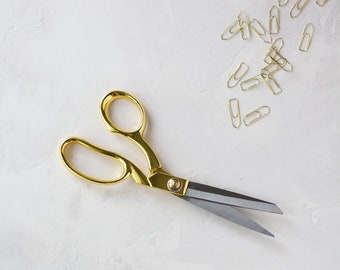 Gold Metal Crafting Scissors - 8.5"