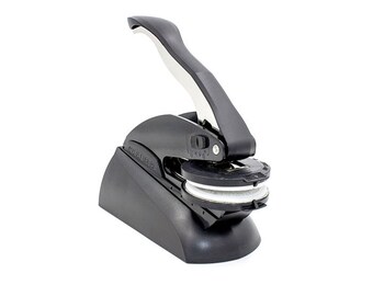 Custom Embosser Seal - Embosser Seal w/ Stickers - Seal Embosser - Custom Logo Embosser - Custom Logo Seal - Desk Embosser