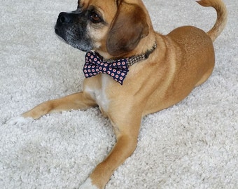 The "Oliver" dog bow tie