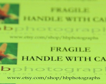 Labels - FRAGILE Handle with Care personalized labels