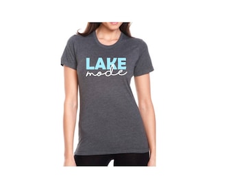 Ladies Woman Teen Ladies Lake Mode Short Sleeve Next Level Brand Tshirt