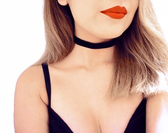 Black Choker, Velvet Choker Necklace, Black Velvet Choker, Thin Velvet Choker, Velvet Choker Black, Boho Choker, Black Choker Necklace
