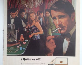 Cigarettes "KENT" Vintage Ad (1968)