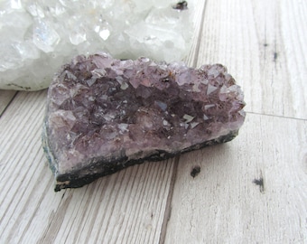 Amethyst Druzy Cluster - Gemstone Specimen - Natural Purple Crystal
