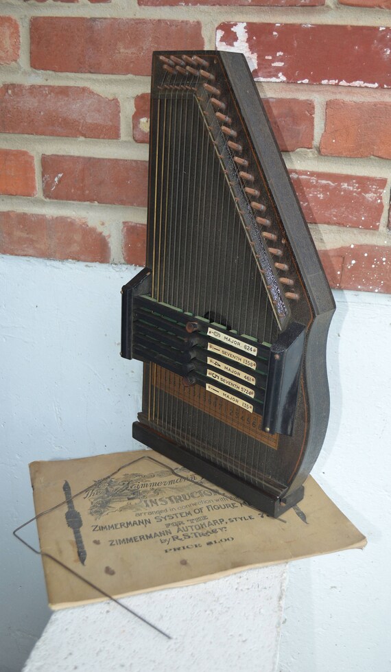 Antique Zimmermann Autoharp Style 73/Model No. 23/4/Classic