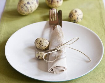 Green Table Runner – Hemp & Organic Cotton