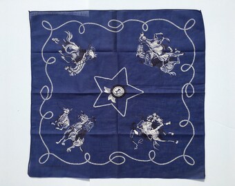 Vintage Cowboy Rodeo Bandana