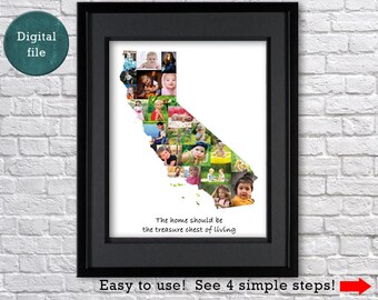 united states map photo collage