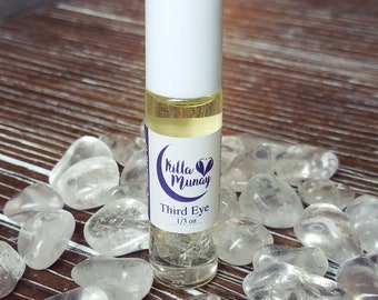 Third Eye Chakra 6 Crystal Oil