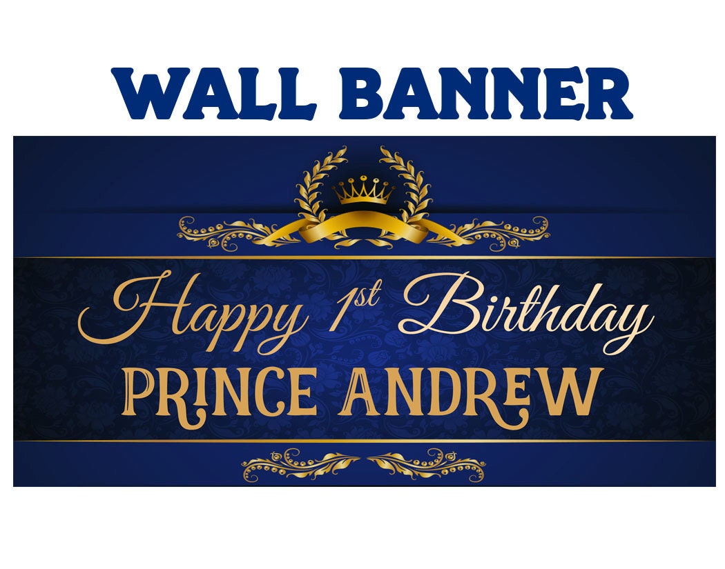 personalized happy birthday banner