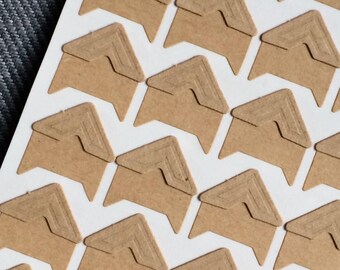 24 Kraft paper Photocorners
