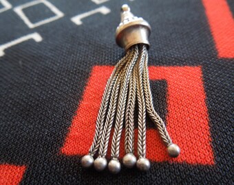 Sterling 6 Strand Albertina Silver Albertina Tassel Charm Watch Fob Charm for Bracelet from Charmhuntress 05325