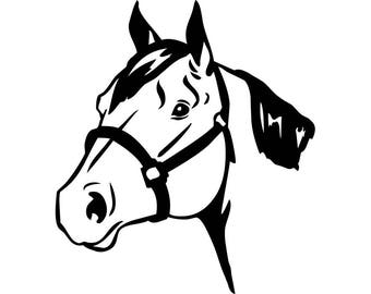 Download Western horse svg | Etsy