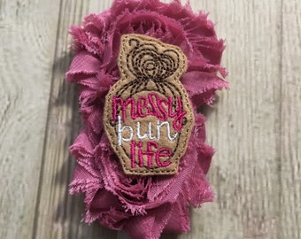 Messy bun life planner band, planner accessories, happy planner bands, Erin condren bands, planner accessories, travellers notebook,