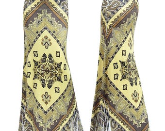 Moroccan Boho Sublimation Maxi Long Skirt Sizes Small/Medium/Large/XL/1XL/2XL/3XL