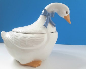 Duck cookie jar | Etsy