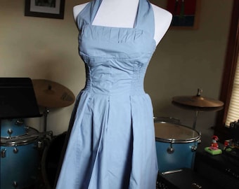 Rockabilly Halter Top Dress Size Small