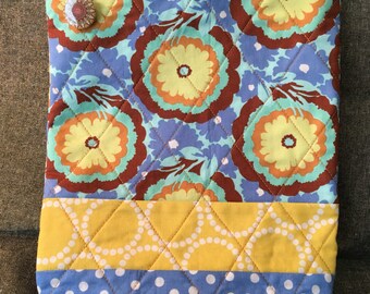 Tall Floral Zippered Pouch Amy Butler