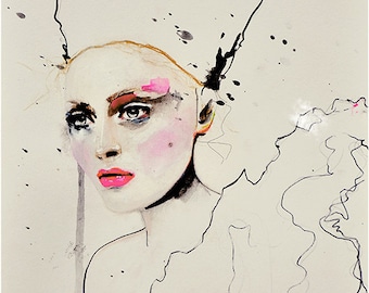 Paolo Roversi Series 3 - Fashion Illustration Art Print