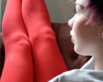 bamboo jersey leggings / eco friendly tights / yoga pants / extra long / made to order / by replicca / size S to XL / your choice of colour