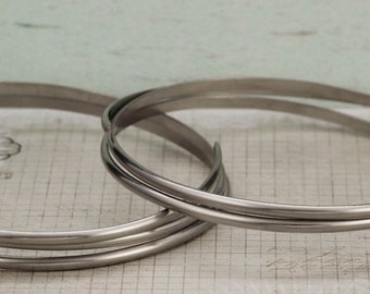 Half Round Nickel Silver Wire - You Pick Gauge 6, 8, 10, 18