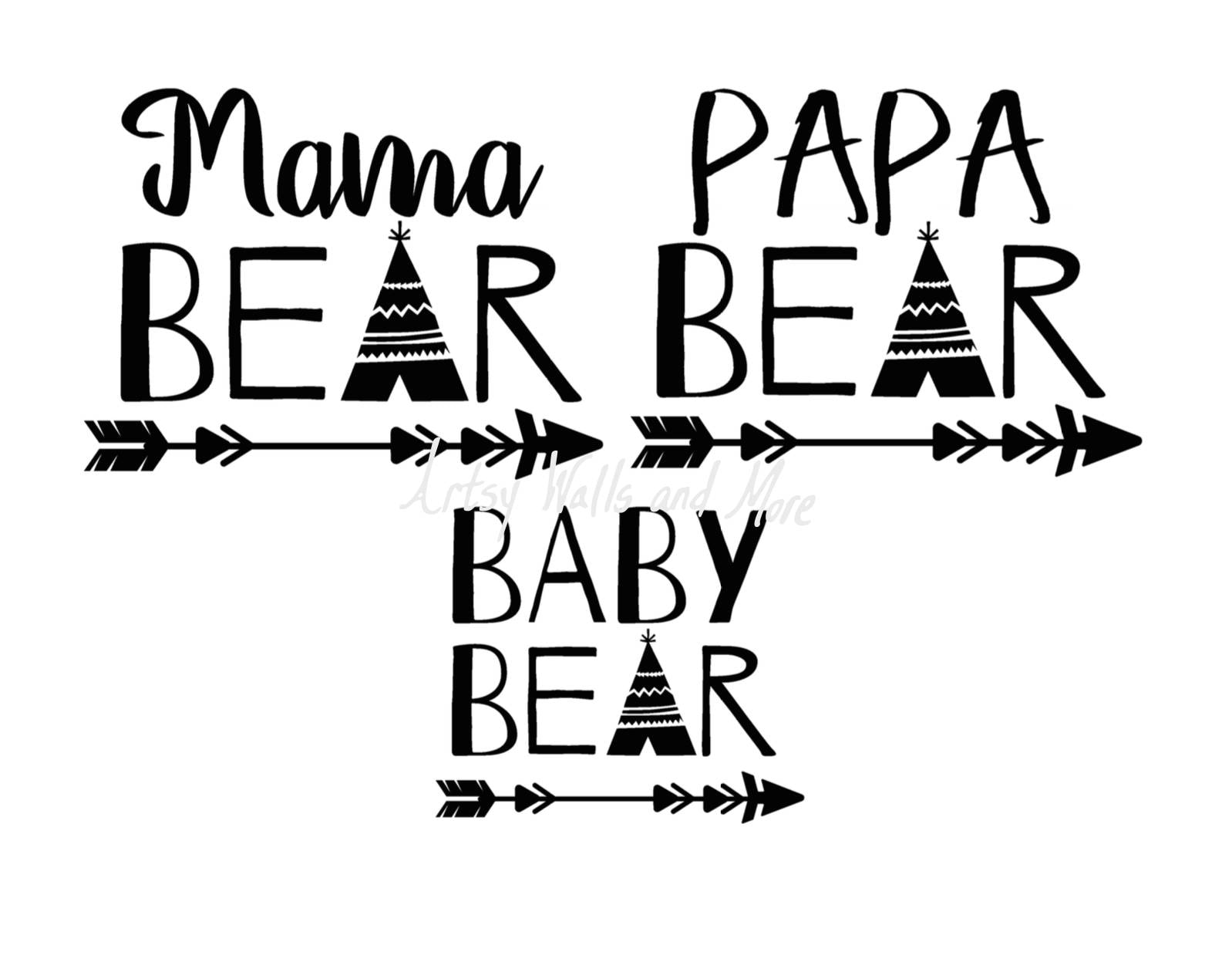 Free Free Mama Bear Text Svg 325 SVG PNG EPS DXF File