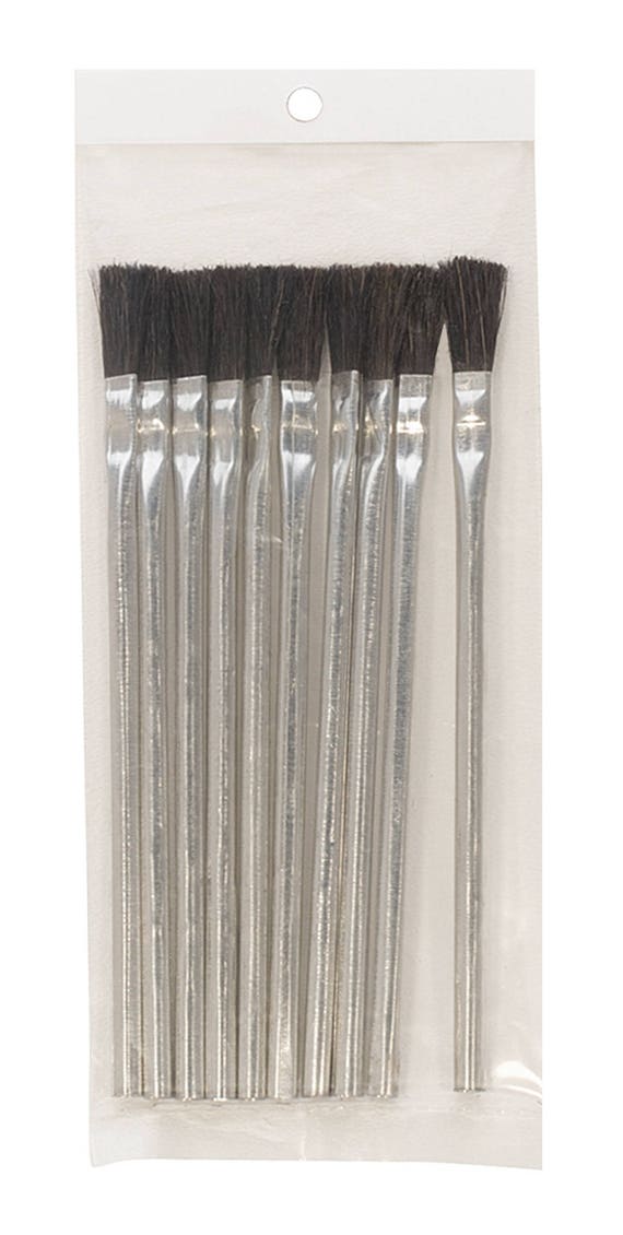 Pack of 12 Utility Flux Brushes for Soldering Acid Paste Flux