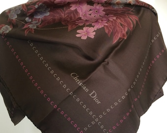 Christian Dior vintage silk scarf,