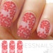 Red Flower Nail Wraps, Full Nail Stickers, Nail Art, Nail Stickers, Nail Decal