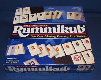 RUMMIKUB NIB 1997 Pressman Fast Moving Rummy Tile Game