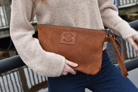 Butterscotch Wristlet Clutch