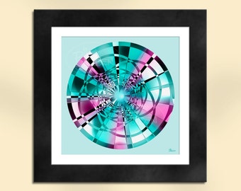 Circle 3 Abstract Art Print