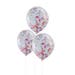 5 Confetti Balloons | 12 Inches | Rainbow | Confetti Balloons | Rainbow Party Decorations | Multi-Colour Confetti Balloons | Balloons